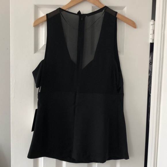 NWT Zara black top with side cut outs - M - Picture 5 of 5